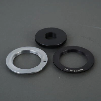 2x M42 - Nikon F adapters + 19.5mm - M42 adapter - Image 1 of 4