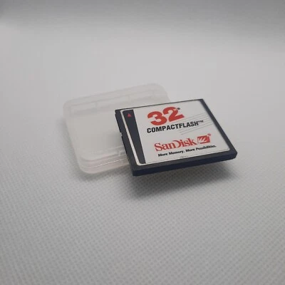 32mb Sandisk CompactFlash Memory Cards - 32 mb SanDisk Compact Flash - Image 1 of 2
