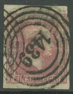 Preußen 1858 König Friedrich Wilhelm IV., 10 a Nr.-Stpl. 1439 STETTIN - Bild 1 von 1