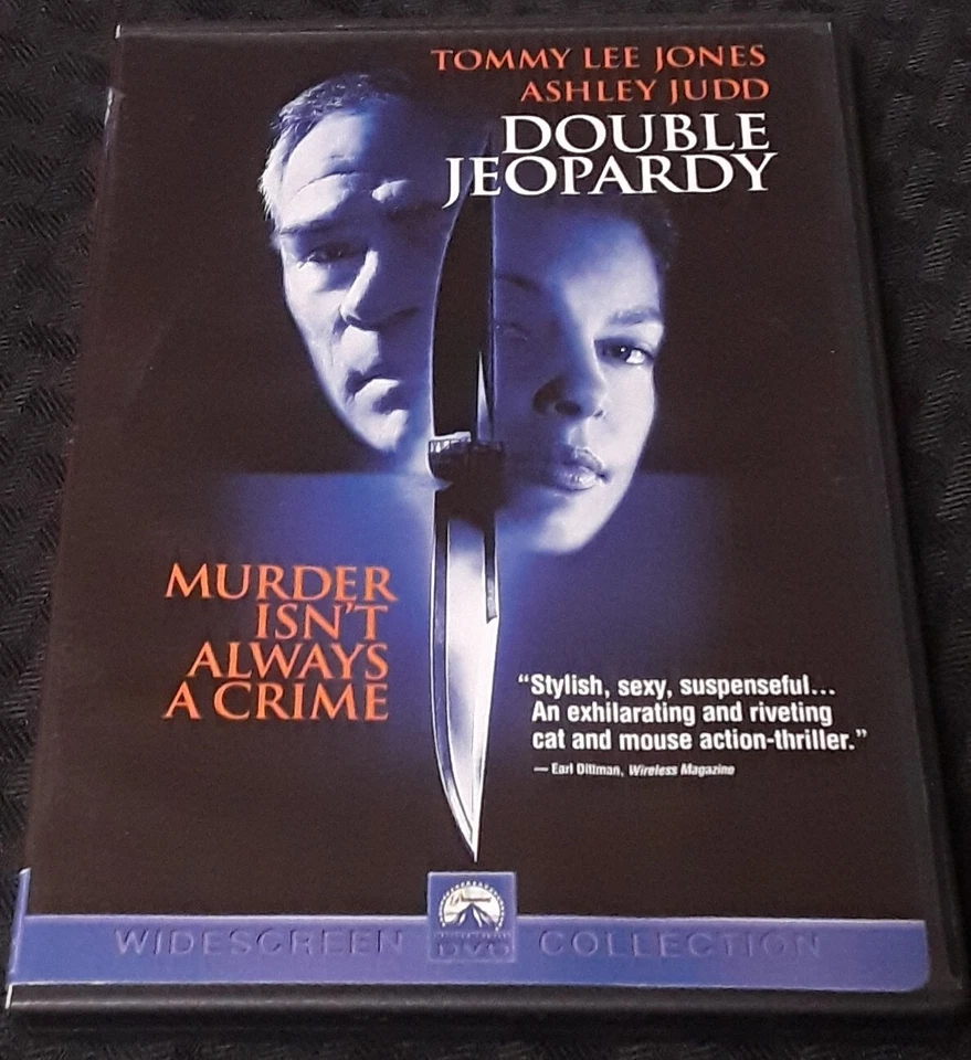 Double Jeopardy DVD movie 1999 OOP Action Thriller Ashley Judd Tommy Lee Jones  Foto 1 de 1