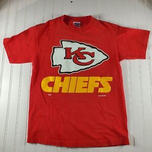 Vintage 1994 Medium Joe Montana Kansas City Chiefs T-Shirt Trench Made In USA