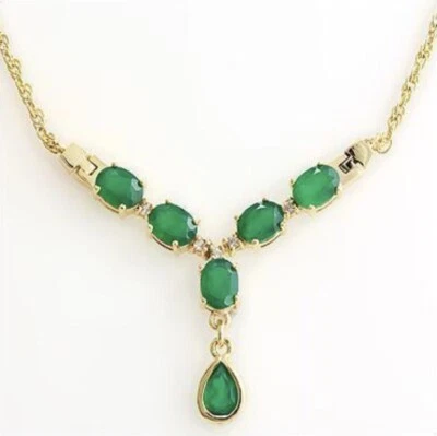 Collar de 18 pulgadas con acabado de oro amarillo de 18 quilates para mujer  Foto 1 de 4