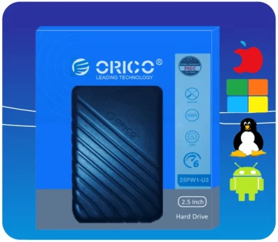 PC, Mac, Macbook Orico 1TB Disco Duro Externo Portátil USB 3.0 Laptop Escritorio Foto 1 de 4
