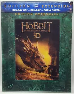 The Hobbit: The Desolation of Smaug (3D Blu-ray + Blu-ray, 2013, 5-Disc) Import - Picture 1 of 2