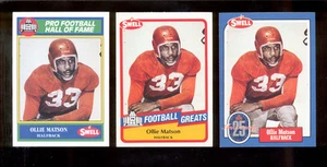 1988 - 1990 Swell OLLIE MATSON Chicago Cardinals NFL Hall of Fame Card Lot - Picture 1 of 1