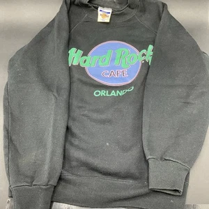 Hard Rock Cafe Vintage 90's Orlando Florida Crew Neck Sweatshirt 34-36 Sm - Picture 1 of 4