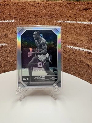 2024 Topps Chrome UFC Negative Refractor #86 Jailton Almeida - Image 1 of 2