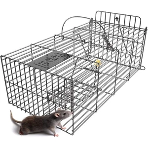 BLACK+DECKER Rat Trap Cage Humane Live Catch & Release Trap for Rats, Mice - Picture 1 of 12