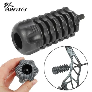 3,5 Zoll Compoundbogen Stabilisator Gummi Riser Stoßdämpfer Bogenschießen Jagd - Picture 1 of 15
