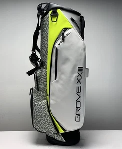 Vessel Grove XXIII Stand Bag Gray White Yellow 6-Way Michael Jordan Golf Bag - Picture 1 of 10