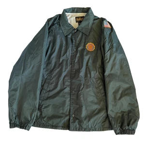 AMERICAN LEGION EMBLEM FLAG WINDBREAKER JACKE HERREN M NYLON AUBURN SPORTSWEAR - Bild 1 von 15