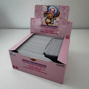 OPENED BOOSTER BOX OF ONE PIECE MEMORIAL COLLECTION CARDS APPROX 350 CARDS BULK - Picture 1 of 1