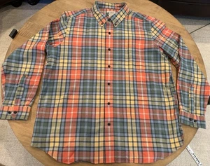 NEU LL Bean Herren Scotch kariertes Flanellhemd XL traditionelle Passform neu mit Etikett - Bild 1 von 9