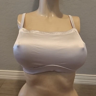 Sujetador Bralette Aerie XL Satinado Nude Inalámbrico Sin Forro Foto 1 de 3