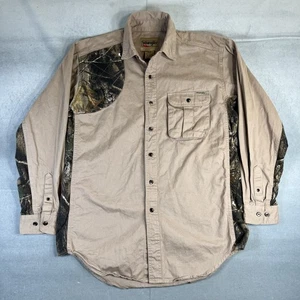 Camisa de Colección Wrangler Pro Gear Para Hombres Grande Bronceada Camuflada Tiro Caza Manga Larga - Imagen 1 de 7