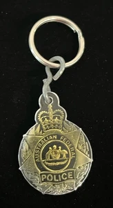 Vintage Australische Bundespolizei Schlüsselanhänger Taschenanhänger Schlüsselring - Bild 1 von 8