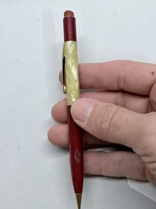 Sheaffer Vtg Red & Celluloid Mechanical Pencil Spot On Shaft - Picture 1 of 5
