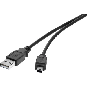 Renkforce USB-Kabel USB 2.0 USB-A Stecker, USB-Mini-B Stecker 0.30 m Schwarz ... - Bild 1 von 3