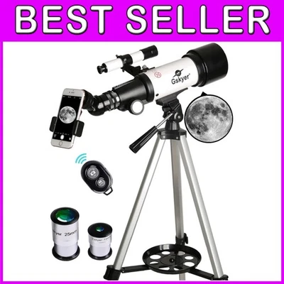 Kids Beginner Telescope with Wireless Remote & Carry Bag - Image 1 of 4