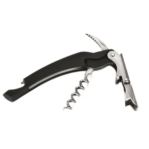 Levatappi Cameriere con Snodo Nero in Acciaio Inox - Ghidini - Foto 1 di 1