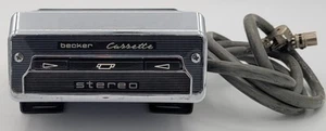 Vintage BECKER 208 Add On Cassette Player 1960s 1970s Made in Germany Mercedes - Picture 1 of 8