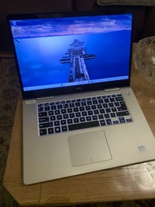 Dell Inspiron 15 7570 Touchscreen i7 16 GB RAM 477 GB SSD Win 11 Pro  - Picture 1 of 11