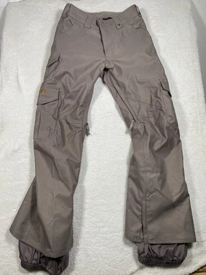 BURTON DryRide Women's Ski Snowboard Snow Winter Pants Tan Vented Lined Sz XS - Image 1 of 4