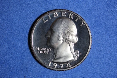 Estate Find 1974 S Proof Clad Washington Quarter #K57802 - Image 1 of 2
