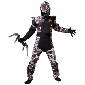 Arctic Force Ninja Stealth Japanese Warrior Troopers Karate Boys Costume - Picture 1 of 1