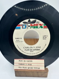 CARLOS Y JOSE Una Flor Quise Cortar / Flor De Capomo TH MEX 712 VINYL RECORD 7" - Picture 1 of 2