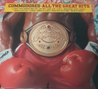 Commodores- All The Great Hits 1982 Motown 6028ML R&B/Soul Vinyl LP Record Album - Image 1 of 3