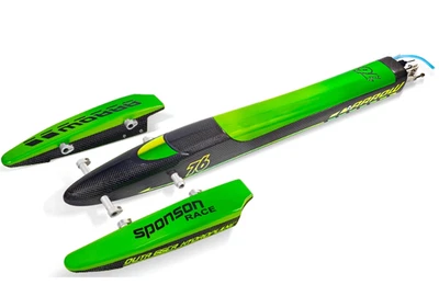 TFL ARTR 1128 RC Electric Boat Carbon fiber green arrow shrimp Boat KV3300 Motor - Image 1 of 3