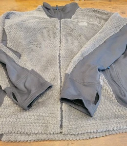 The North Face Herren Full Zip Fleece Waffel Jacke Grau Größe XXL - Bild 1 von 14