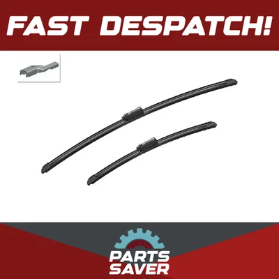 2x Wiper Blades (Pair) Flat Aero type A721S 3397007721 Bosch Aerotwin 600/400mm - Image 1 of 4
