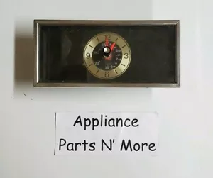 GE RANGE/OVEN CLOCK TIMER CONTROL ASSEMBLY PART NUMBERS: 3AMT5E76A1B 324242 - Picture 1 of 5