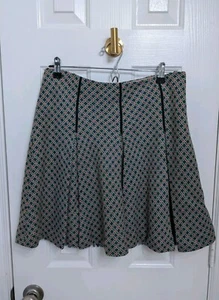 Anthropologie karierter plissierter Schulmädchen Minirock grün Tweed Y2K M - Bild 1 von 5