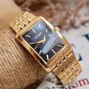 Citizen BH1673-50E Cal.1012 Stainless Steel Date Quartz Mens Watch Auth Works - Picture 1 of 6