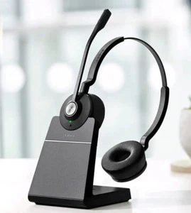 Casque professionnel stéréo sans fil JABRA Engage 45 SE et base de charge NEUF - Photo 1/7