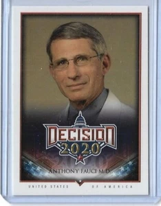 RARE 2020 DECISION ~ DR. ANTHONY FAUCI SHORT PRINT SP "NO MASK" CARD #460 - Bild 1 von 2