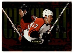 1997-98 Score Check-It Rod Brind'Amour #16 Philadelphia Flyers