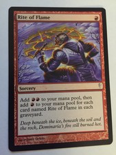 MTG Magic The Gathering - Rite of Flame - Clodsnap - LP