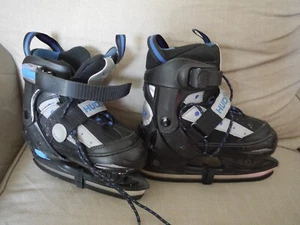 Hudora Iceskates, schwarz blau, verstellbare Größe 32-35 - Bild 1 von 2