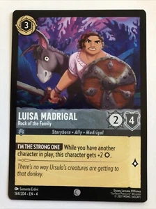 Disney Lorcana Ursula’s Return Luisa Madrigal Rock Of The Family 184/204 casi nuevo - Imagen 1 de 2