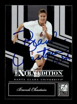 BRANDI CHASTAIN SIGNED 2007 DONRUSS ELITE EXTRA EDITION #81 - SANTA CLARA AUTO - Image 1 of 2