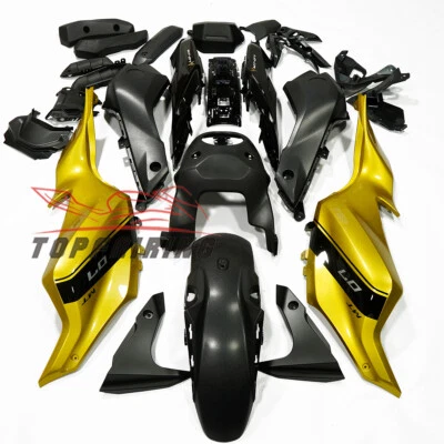 Gold Black Fairing Kit For Yamaha MT07 FZ07 2012-2017 ABS Injection Bodywork Set - Image 1 of 4