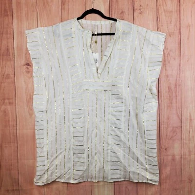 Vestido de Playa Helen Jon Talla XS/S Sin Mangas Vestido de Cubrimiento NUEVO NUEVO CON ETIQUETAS Foto 1 de 4