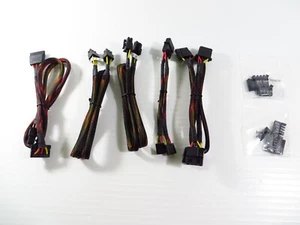 Lot of 7: NEW Molex Adapter Cable Mixed Set for PC Power Supply, - Picture 1 of 8