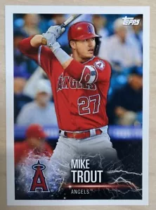 MIKE TROUT / AARON JUDGE - 2019 Topps Stickers #62 - ANGELS / YANKEES - Picture 1 of 2