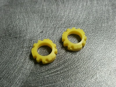 1/64 Granja Custom Rasguño Construido Tractor Amarillo Rueda Pesos Exterior   Foto 1 de 3