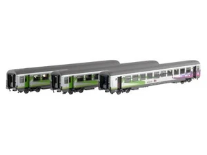 LS Models 40292 SNCF passenger car set 3 pieces VTU Corail Intercités Epoch VI H0 NEW + Original Packaging - Picture 1 of 6